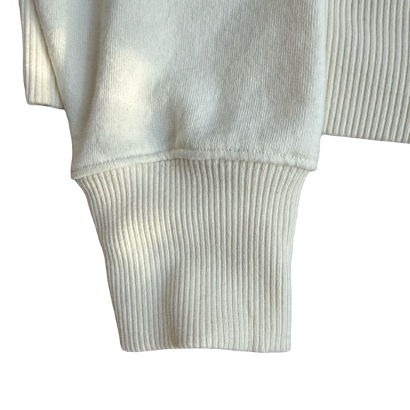 Lingua Franca Cream w/ Teal “Bless Your Heart” Maxine Sweater Small - Picture 4 of 4